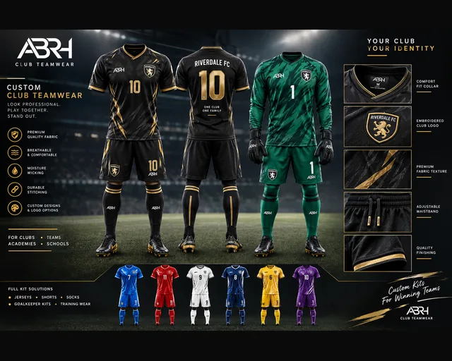 Club Teamwear manufactured by AZLABIN