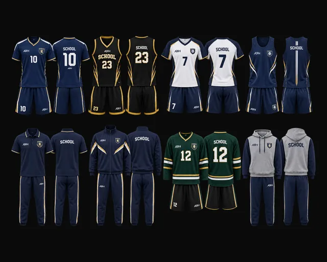 School Sports Uniforms manufactured by AZLABIN