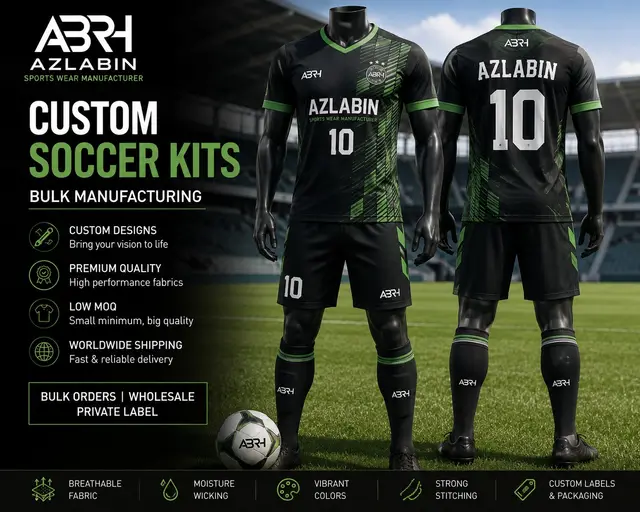 Match Jerseys manufactured by AZLABIN